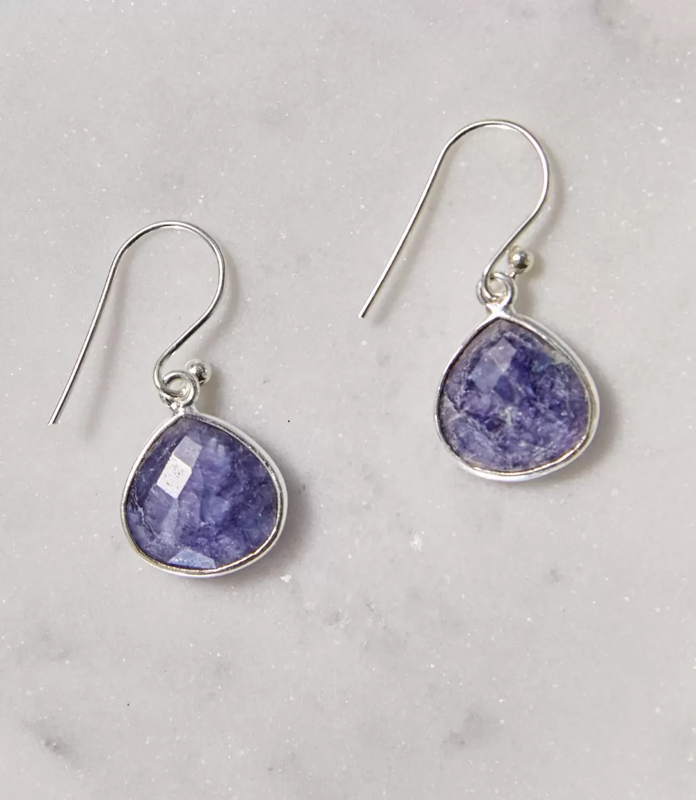 Gemstone Pear Drop Earrings>Karen Kane Best