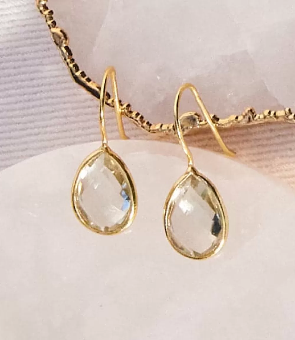 Gemstone Teardrop Earrings>Karen Kane Cheap