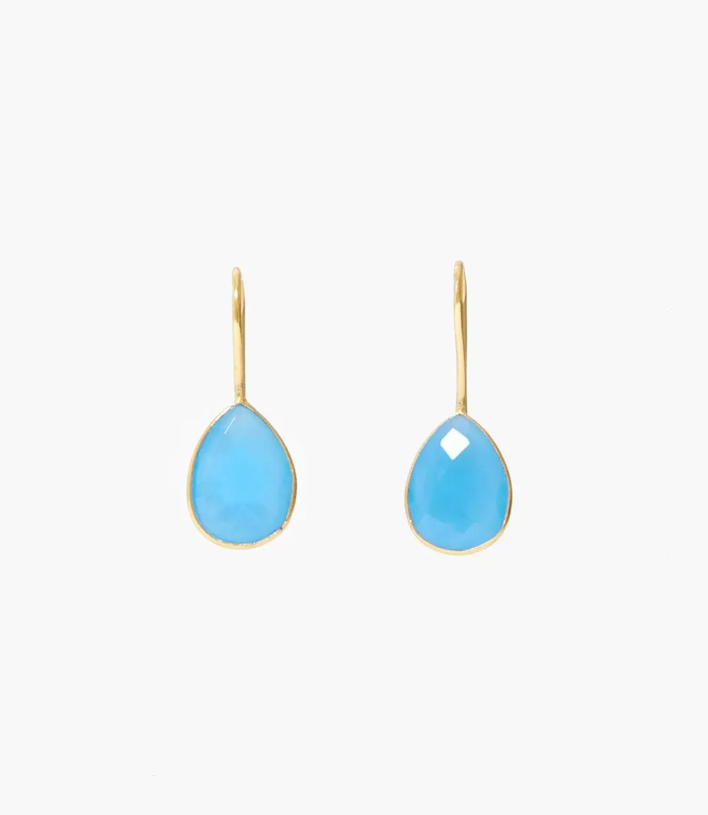 Gemstone Teardrop Earrings>Karen Kane Clearance