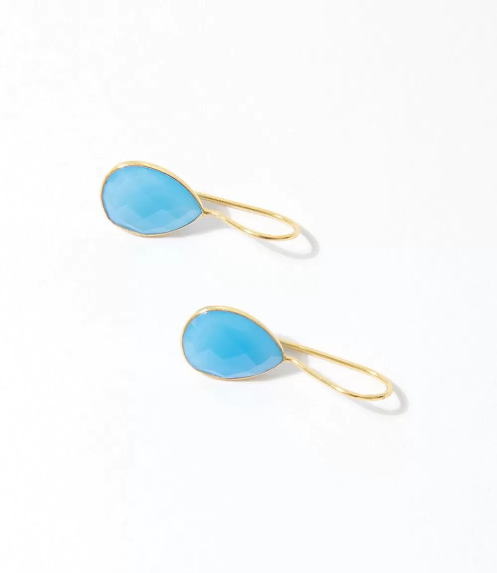 Gemstone Teardrop Earrings>Karen Kane Clearance