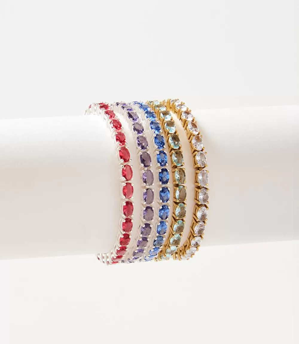 Gemstone Tennis Bracelet>Karen Kane Store