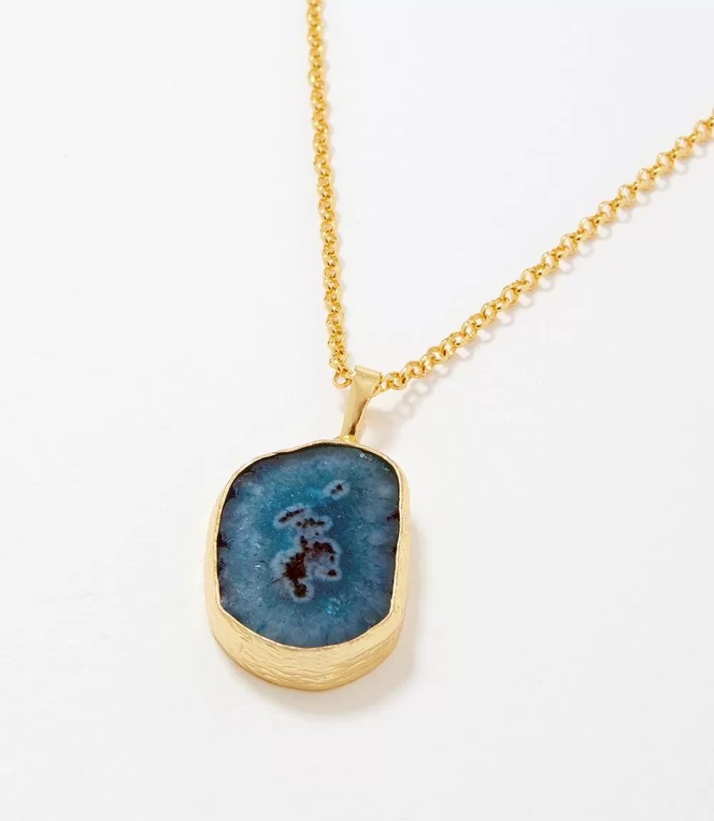 Geode Pendant Necklace>Karen Kane Store