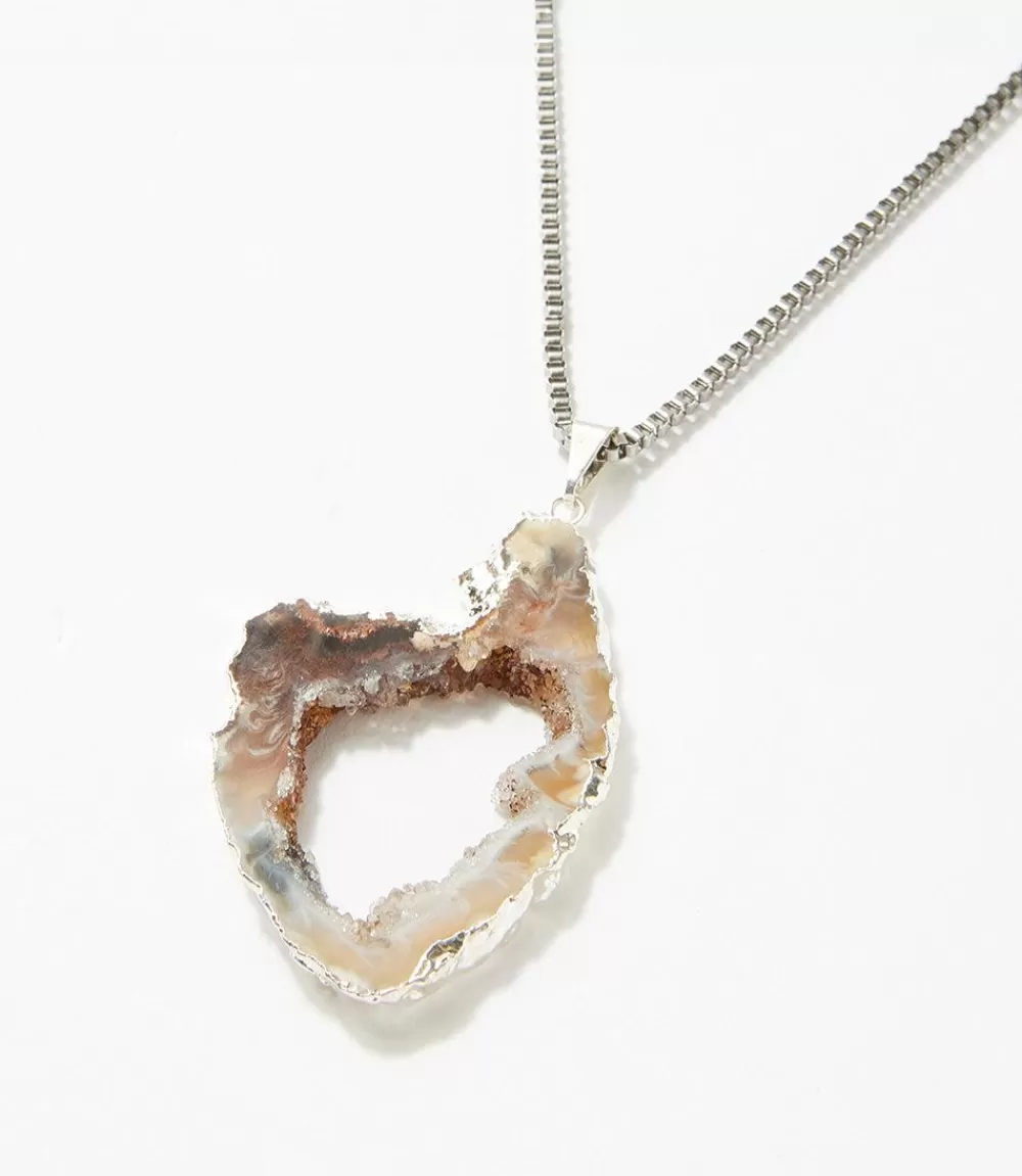 Geode Pendant Necklace>Karen Kane Shop