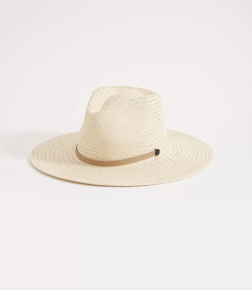 Handwoven Toyo Straw Panama Hat>Karen Kane New