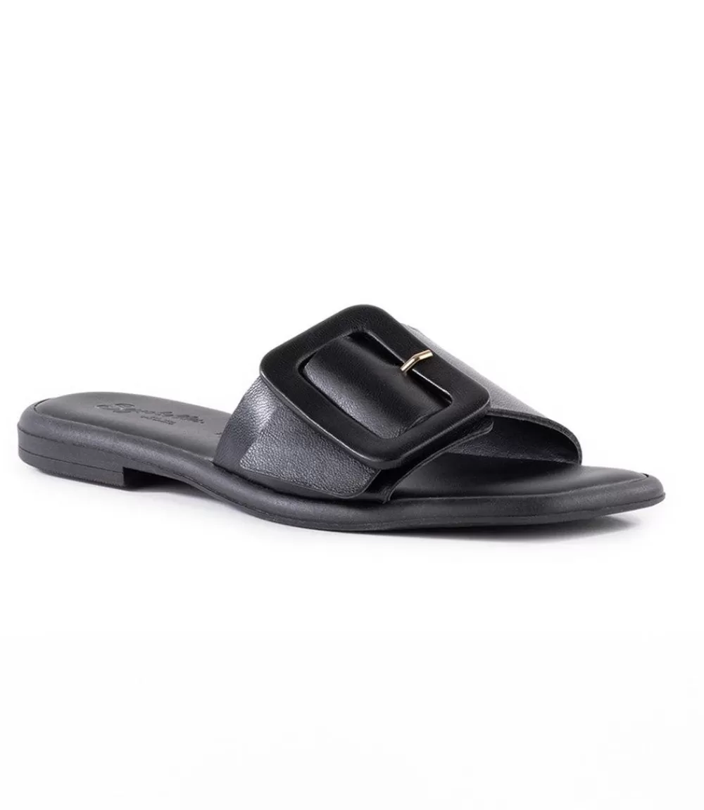 Manhattan Buckle Slides>Karen Kane Hot