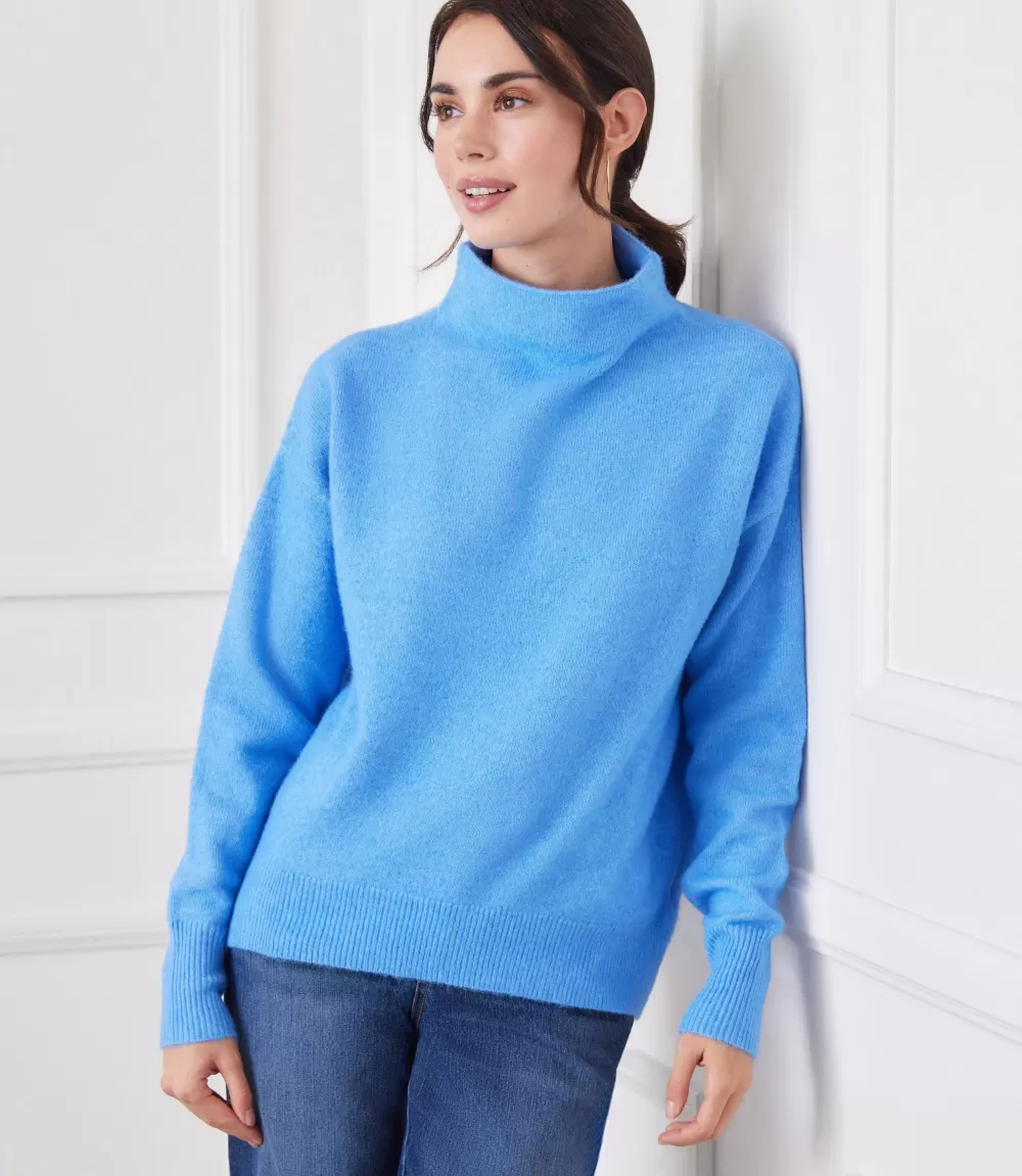 Mock Neck Sweater>Karen Kane Cheap