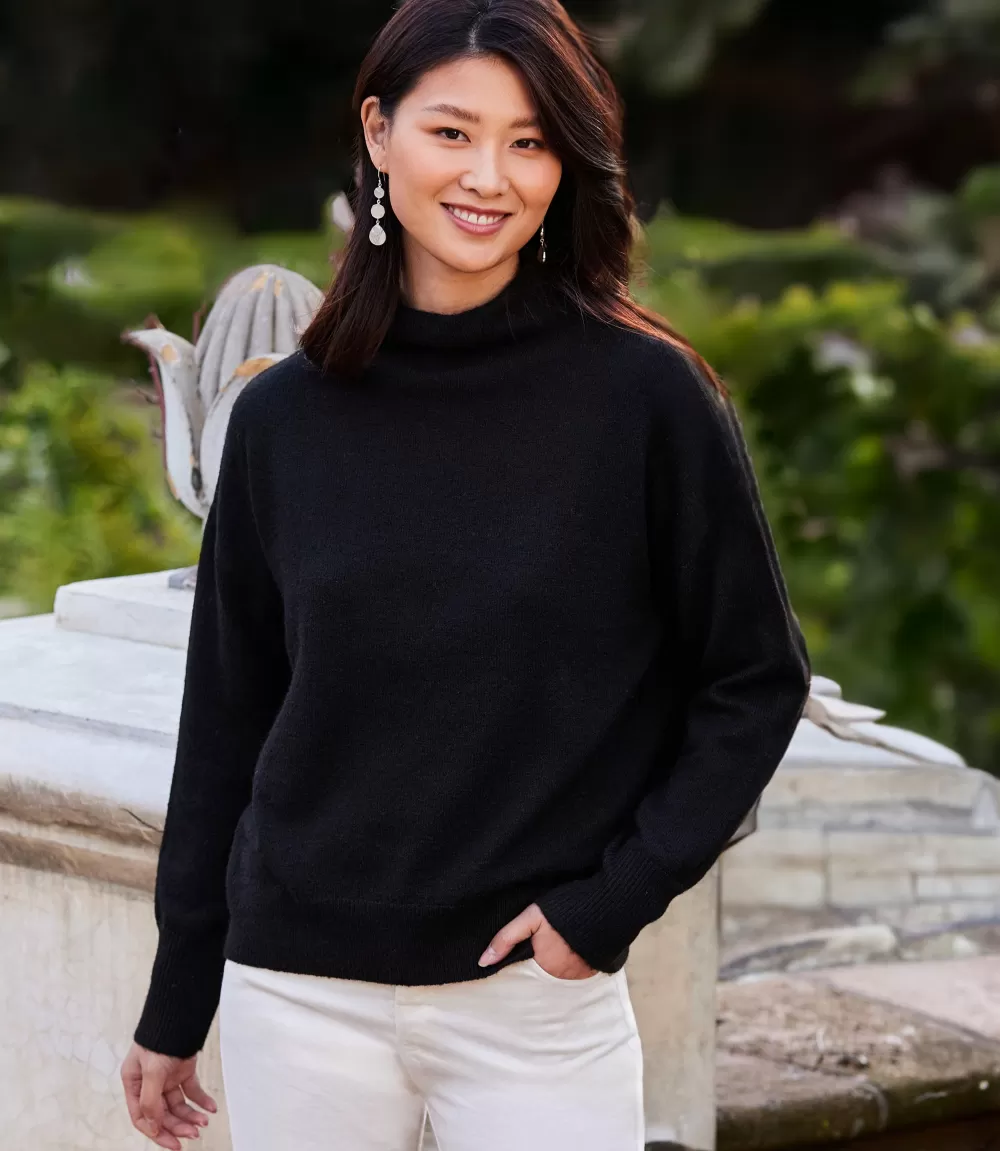 Mock Neck Sweater>Karen Kane Shop