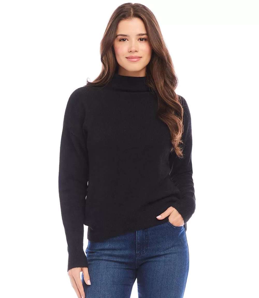 Mock Neck Sweater>Karen Kane Shop