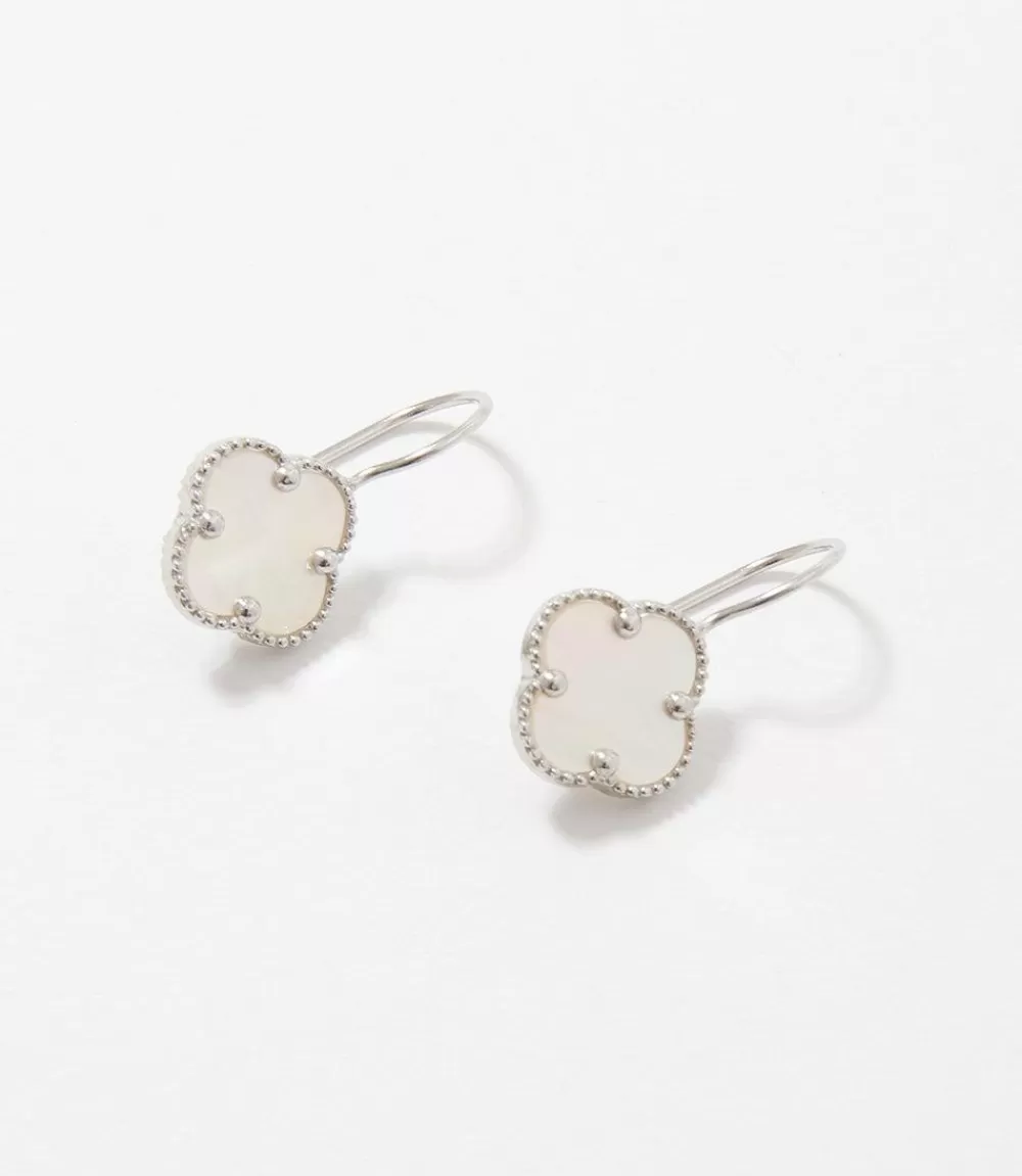 Mother Of Pearl Clover Earrings>Karen Kane Fashion