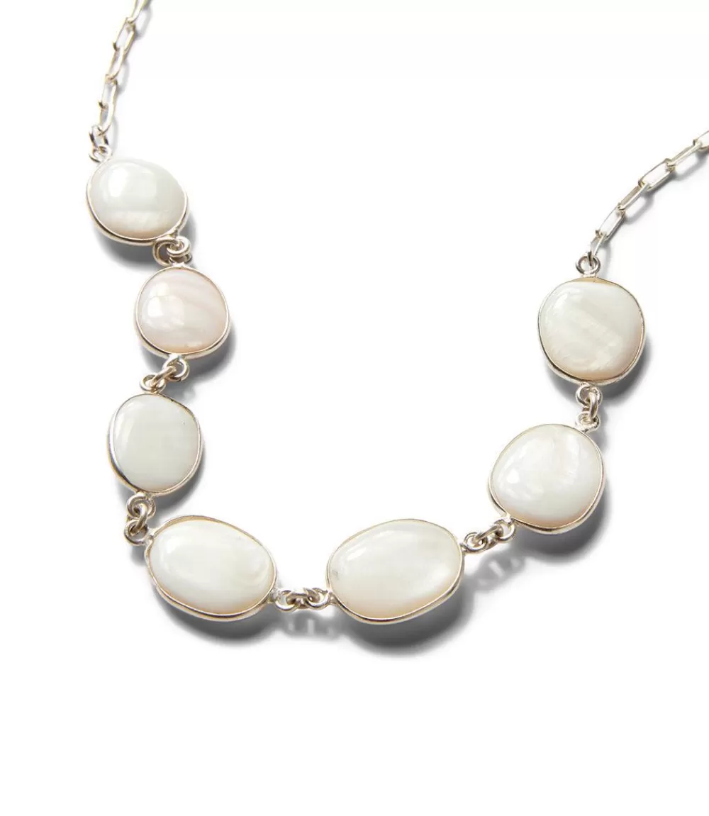 Mother Of Pearl Station Necklace>Karen Kane Discount