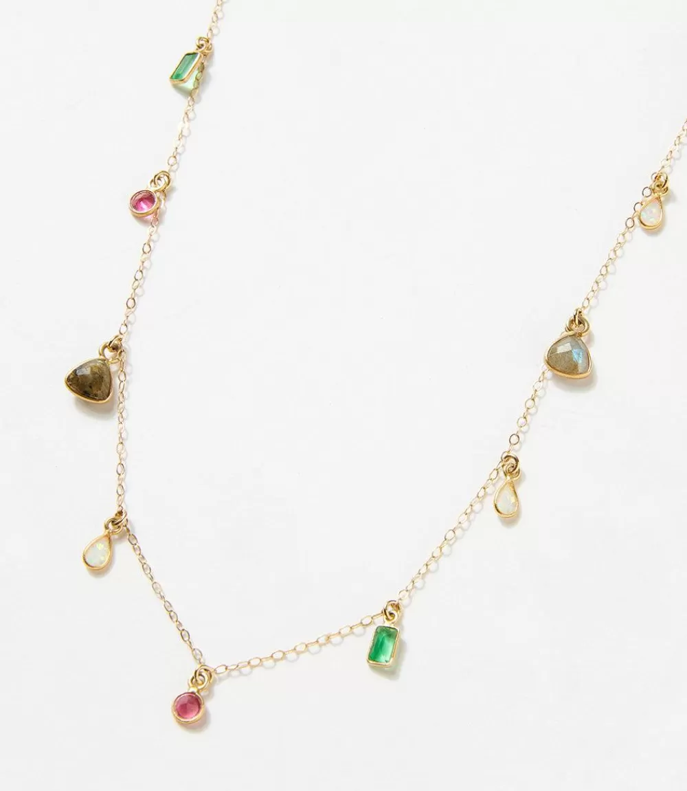 Multicolor Gemstone Necklace>Karen Kane Cheap