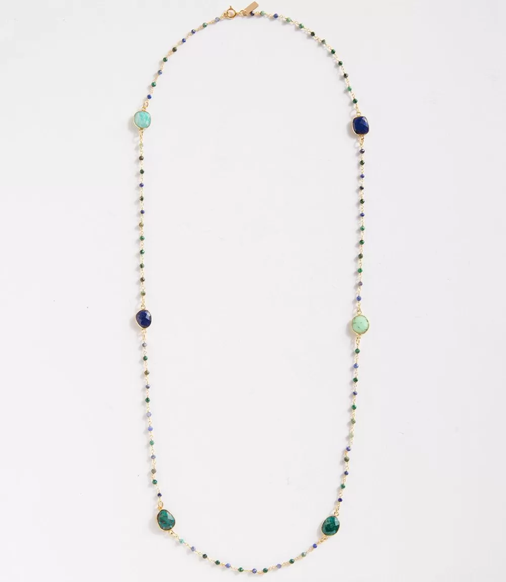 Multicolor Gemstone Necklace>Karen Kane Best