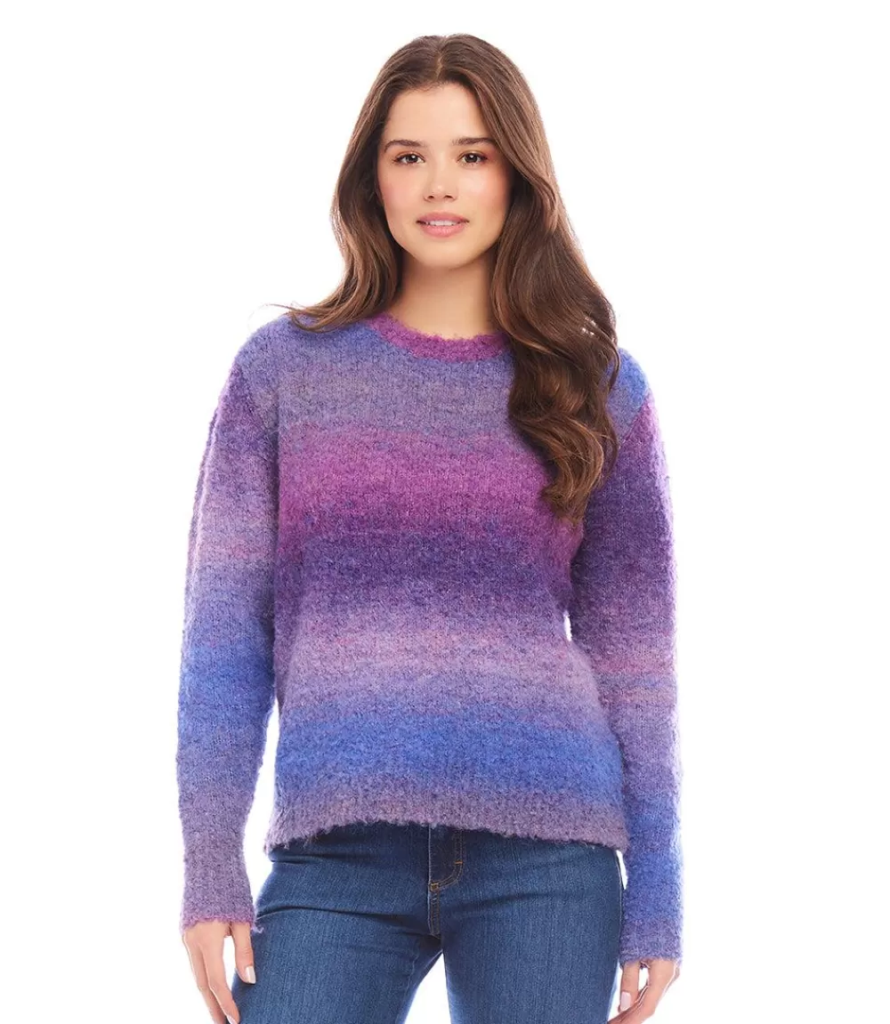 Ombre Boucle Sweater>Karen Kane Flash Sale