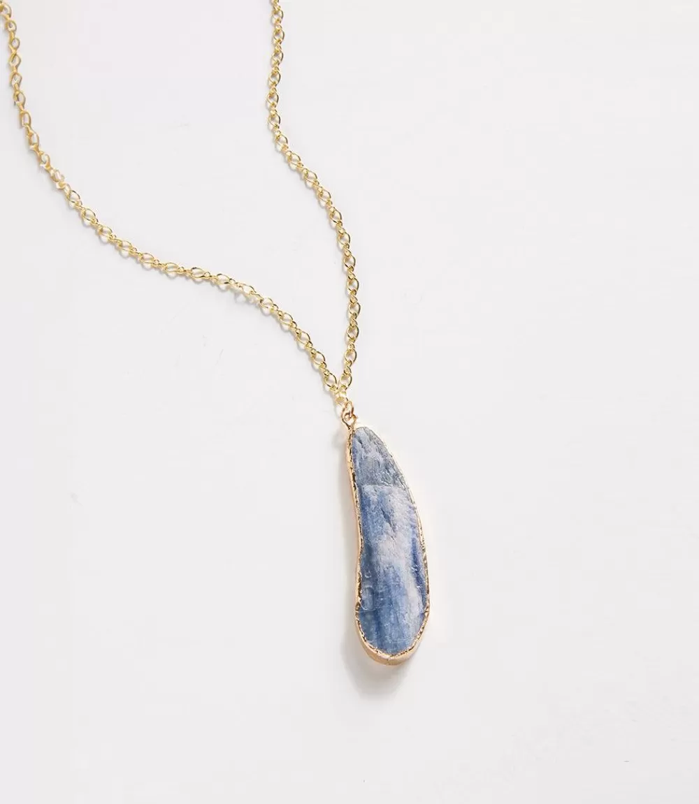 Organic Kyanite Pendant Necklace>Karen Kane Clearance