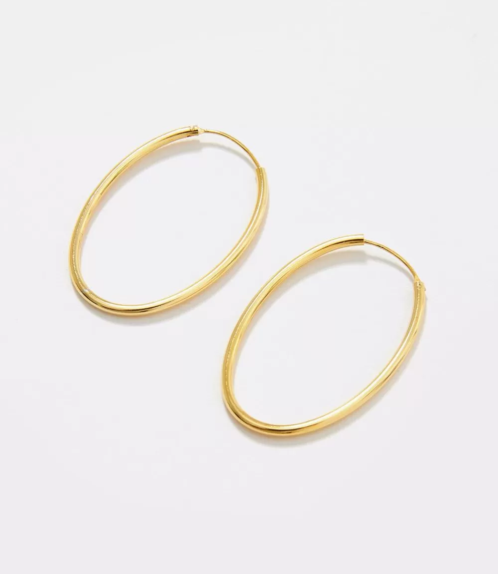 Oval Hoop Earrings>Karen Kane Cheap