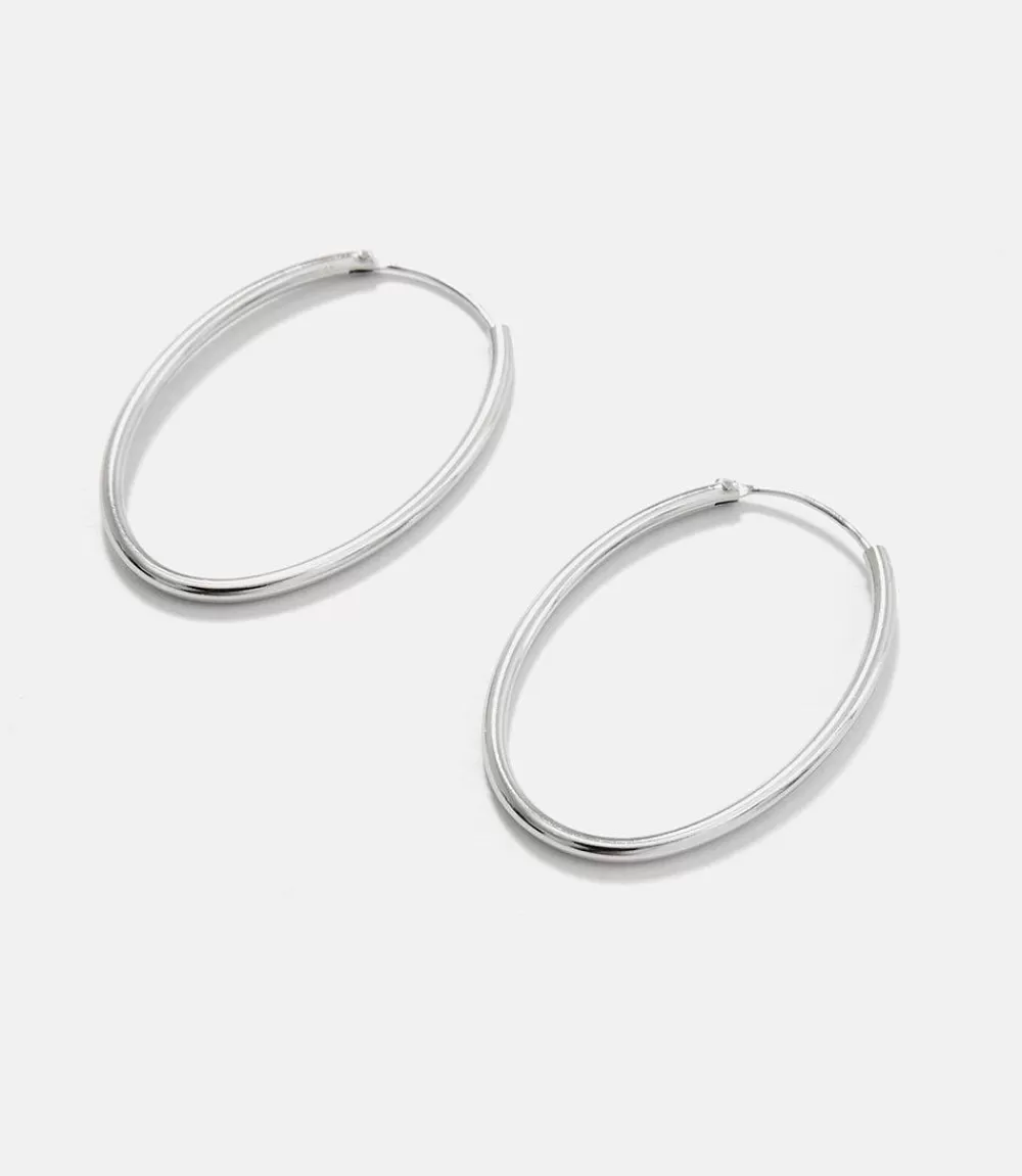 Oval Hoop Earrings>Karen Kane New