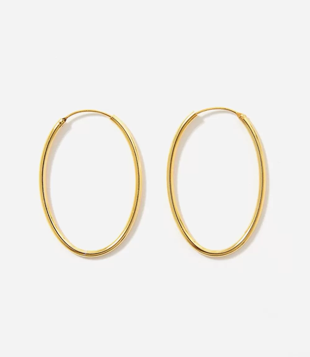 Oval Hoop Earrings>Karen Kane Cheap