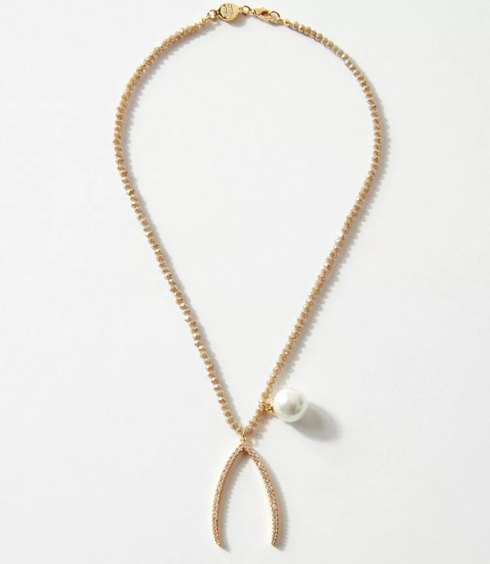 Pavé Charm Necklace>Karen Kane Store