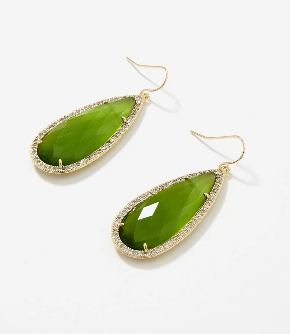 Pavé Long Teardrop Earrings>Karen Kane Discount