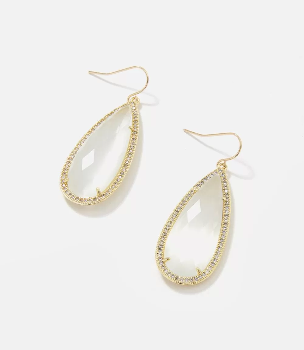 Pavé Long Teardrop Earrings>Karen Kane Best