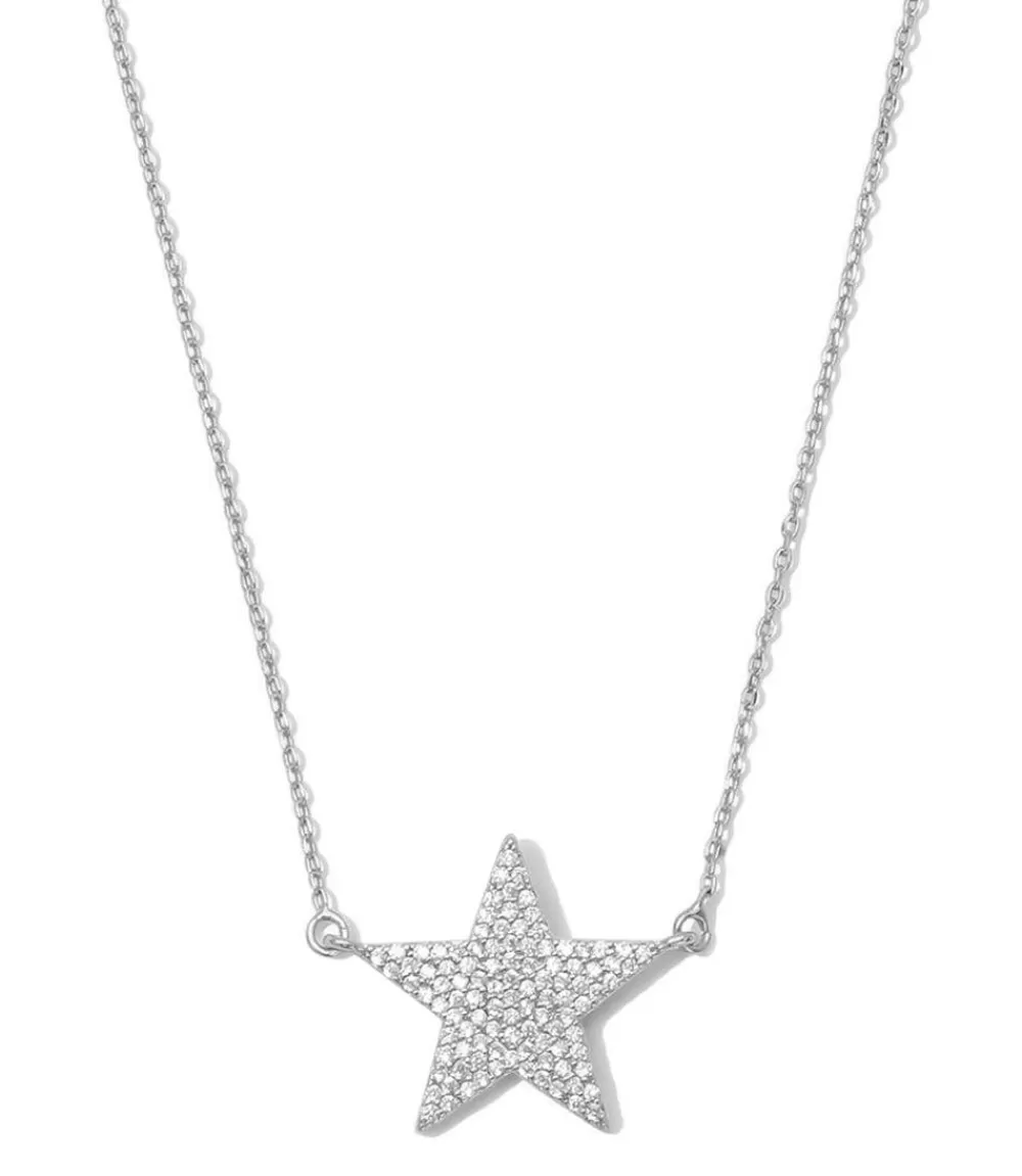 Pavé Star Necklace>Karen Kane Outlet