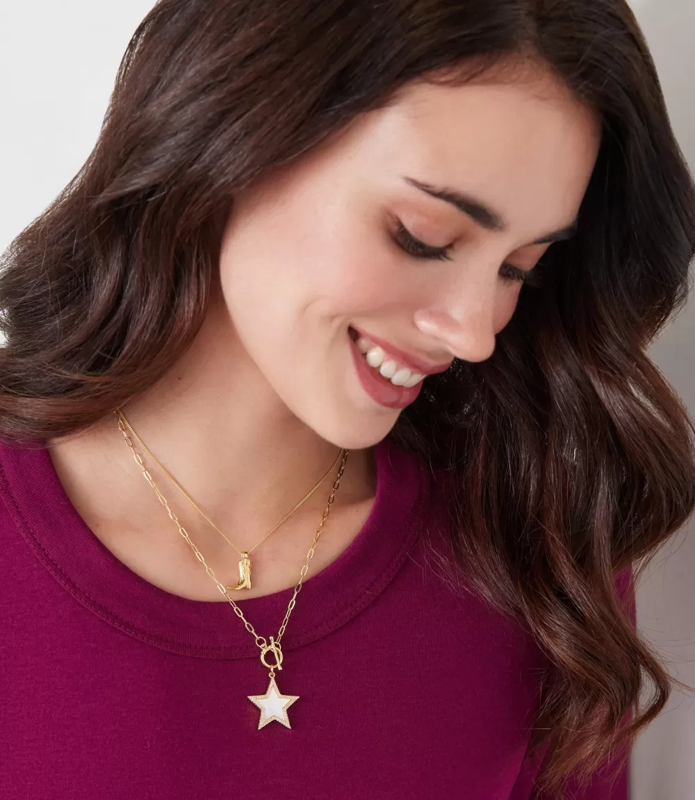 Pavé Star Toggle Necklace>Karen Kane Cheap