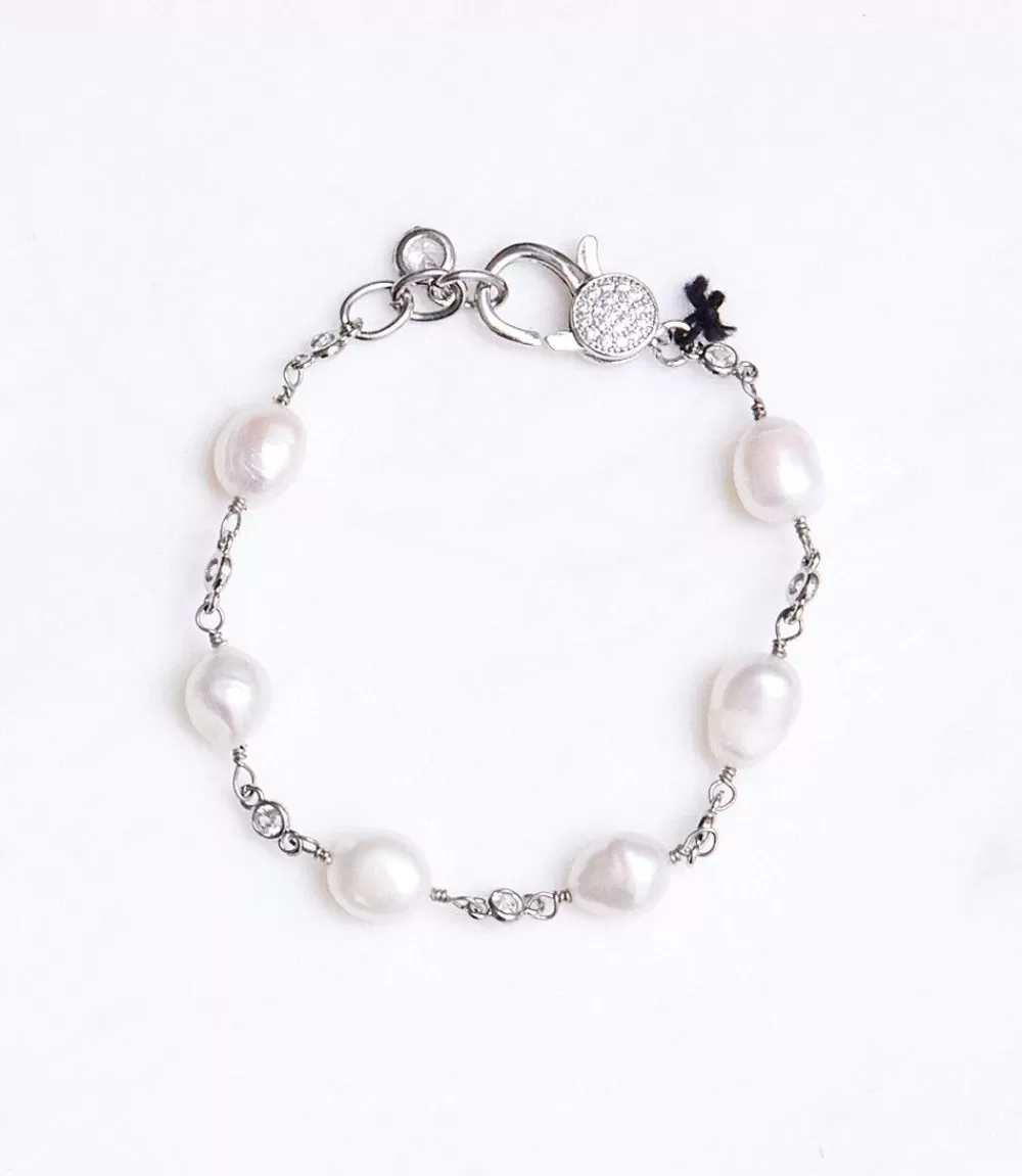 Pearl Station Bracelet>Karen Kane Hot