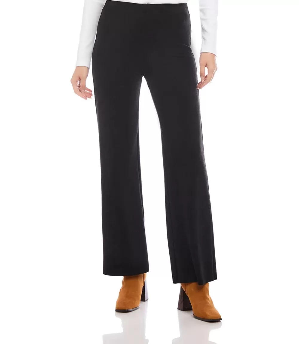 Petite Size Faux Suede Pants>Karen Kane Fashion