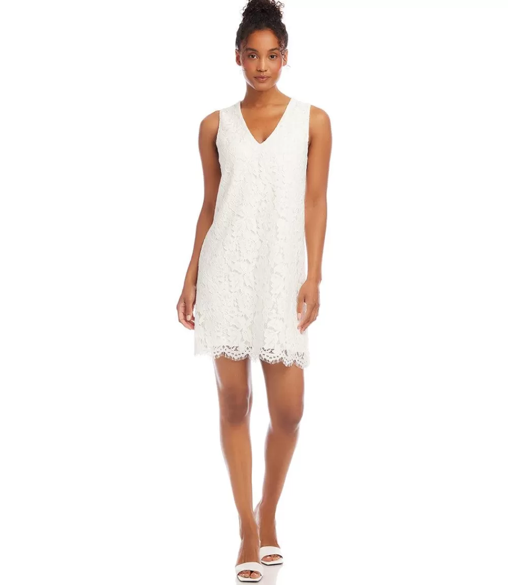 Petite Size Lace Shift Dress>Karen Kane Best Sale