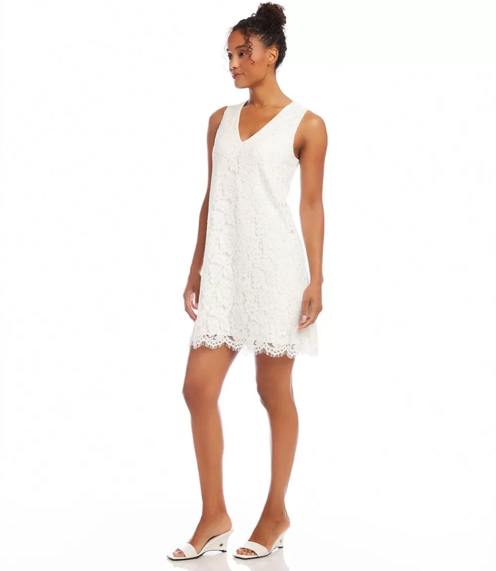 Petite Size Lace Shift Dress>Karen Kane Best Sale