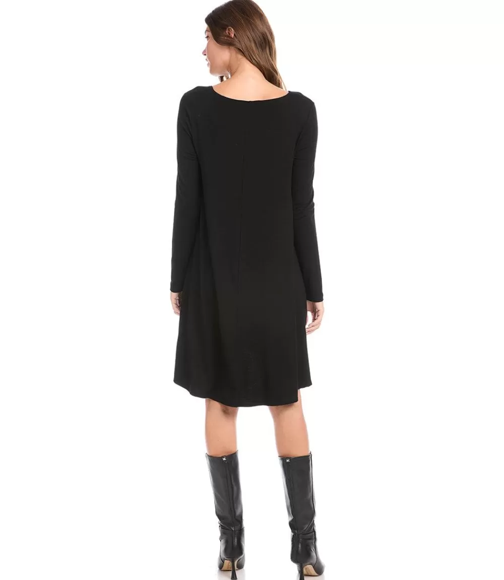 Petite Size Long Sleeve Maggie Dress>Karen Kane Cheap