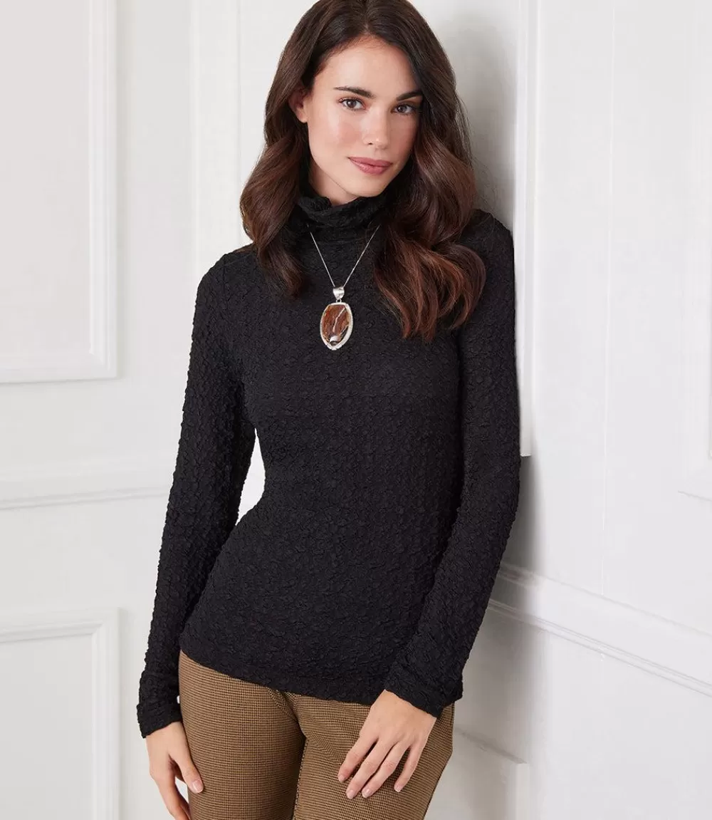 Petite Size Relaxed Neck Top>Karen Kane Clearance