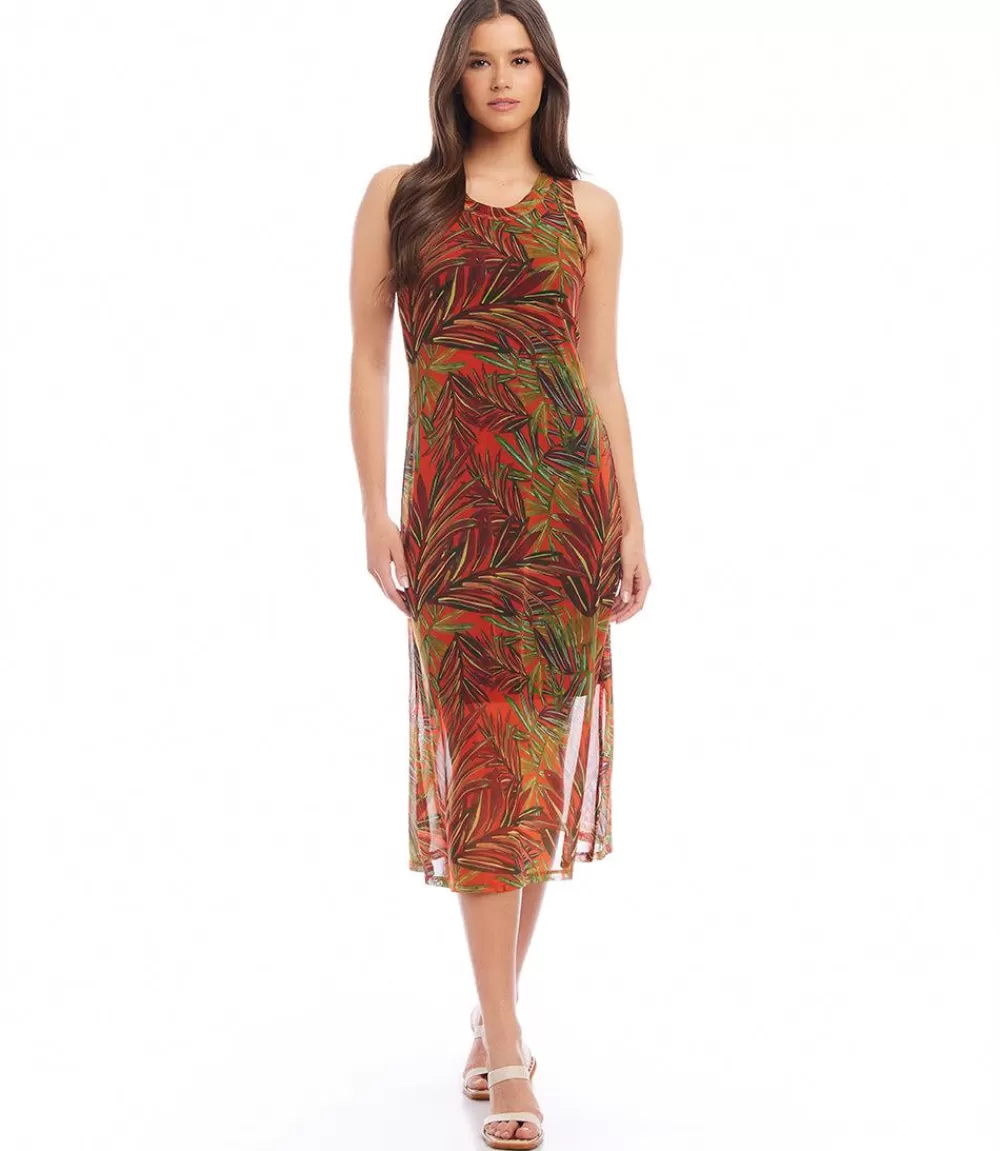 Petite Size Scoop Neck Midi Dress>Karen Kane Best