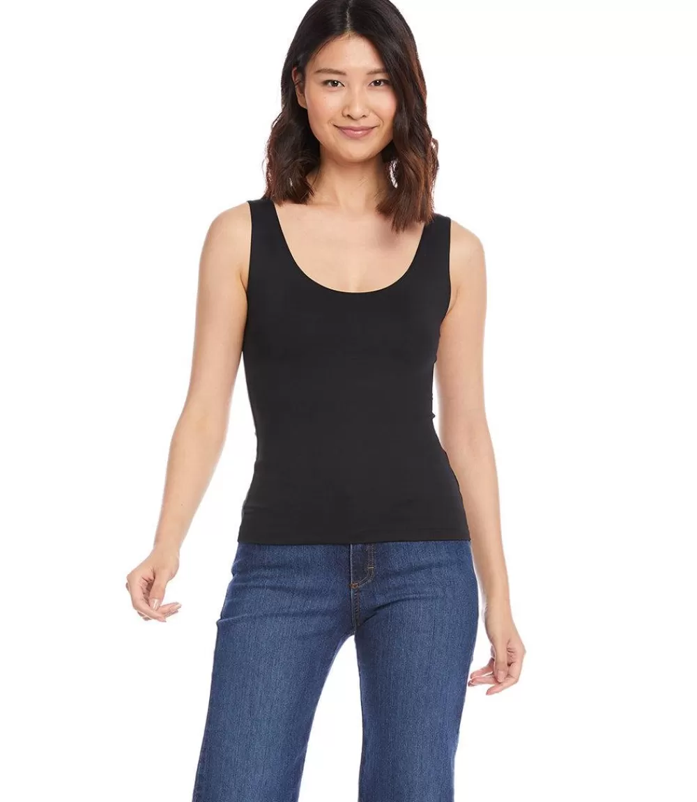 Petite Size Scoop Tank>Karen Kane Fashion