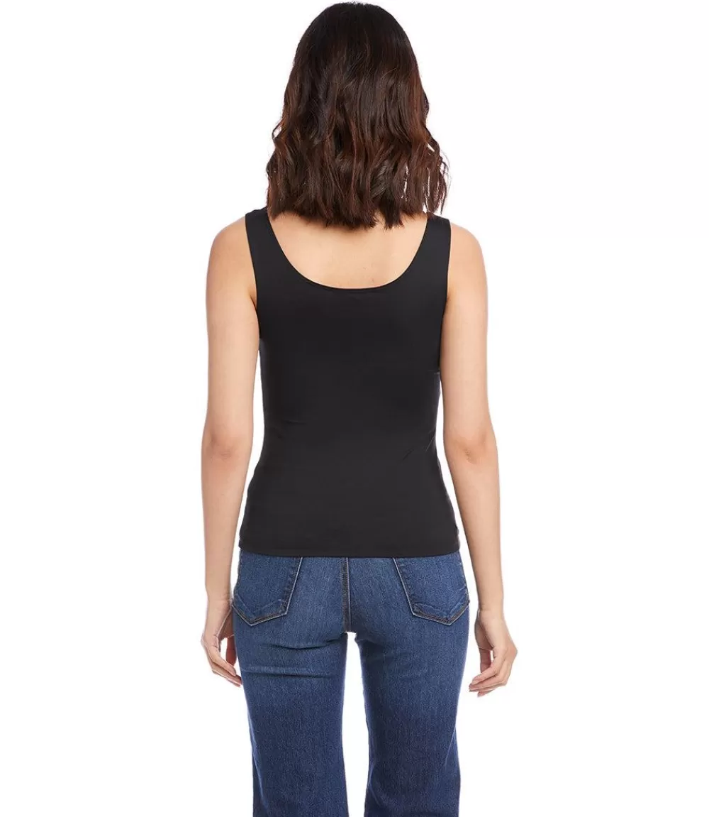 Petite Size Scoop Tank>Karen Kane Fashion