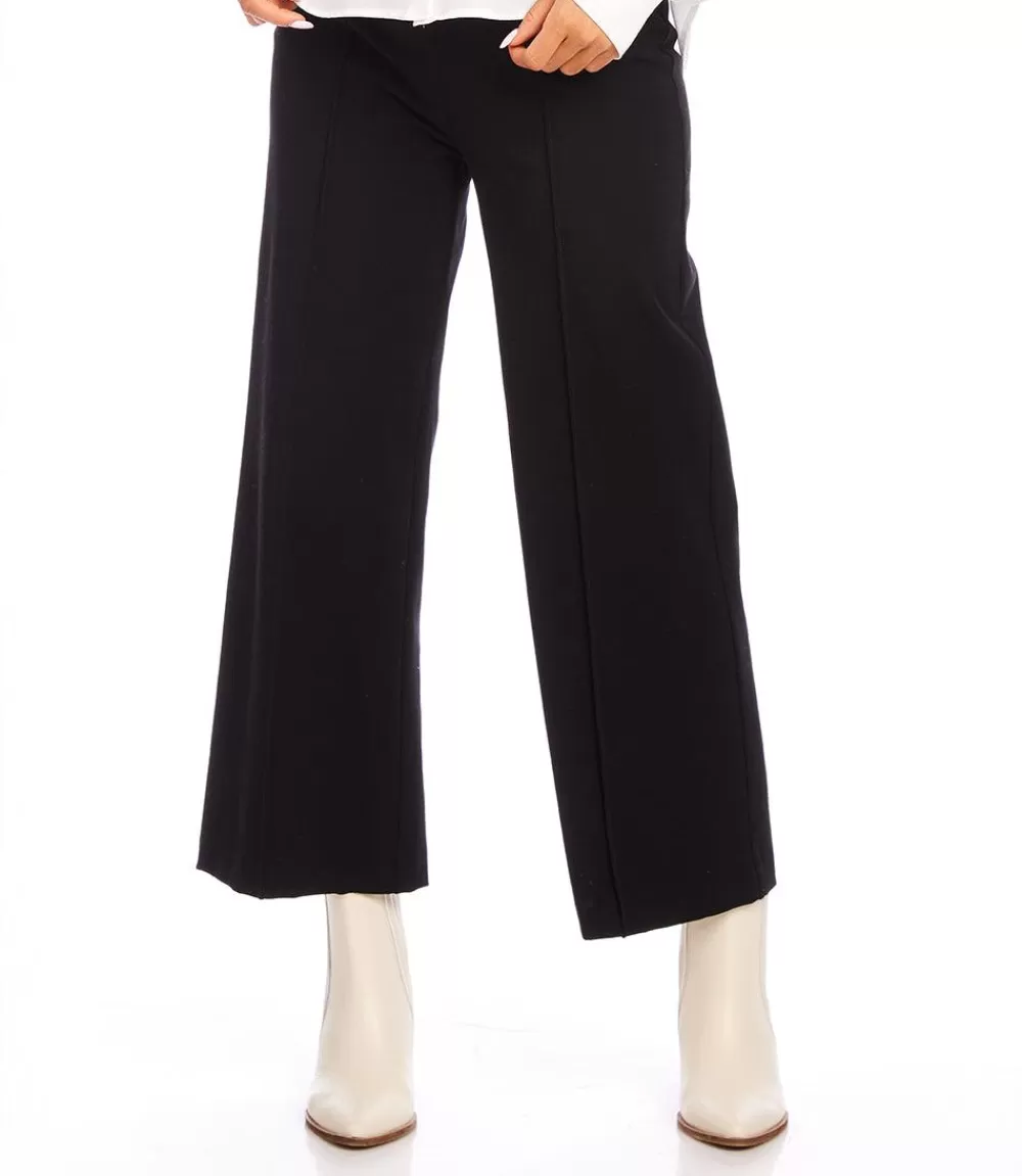 Pintuck Wide Leg Pants>Karen Kane Shop