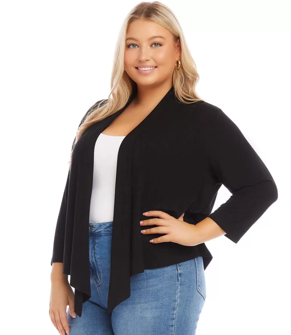 Plus Size Calli Cardigan>Karen Kane Outlet