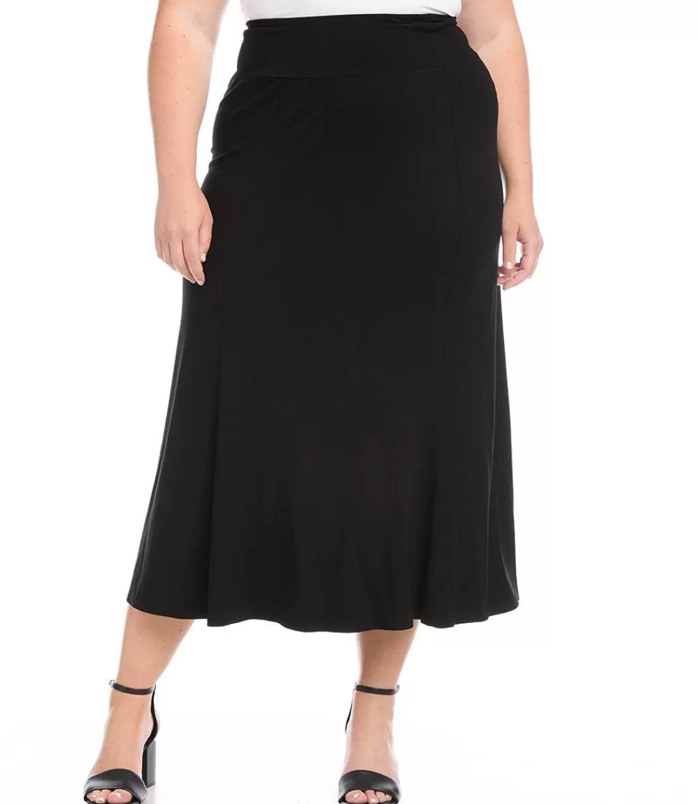 Plus Size Maxi Skirt>Karen Kane Online