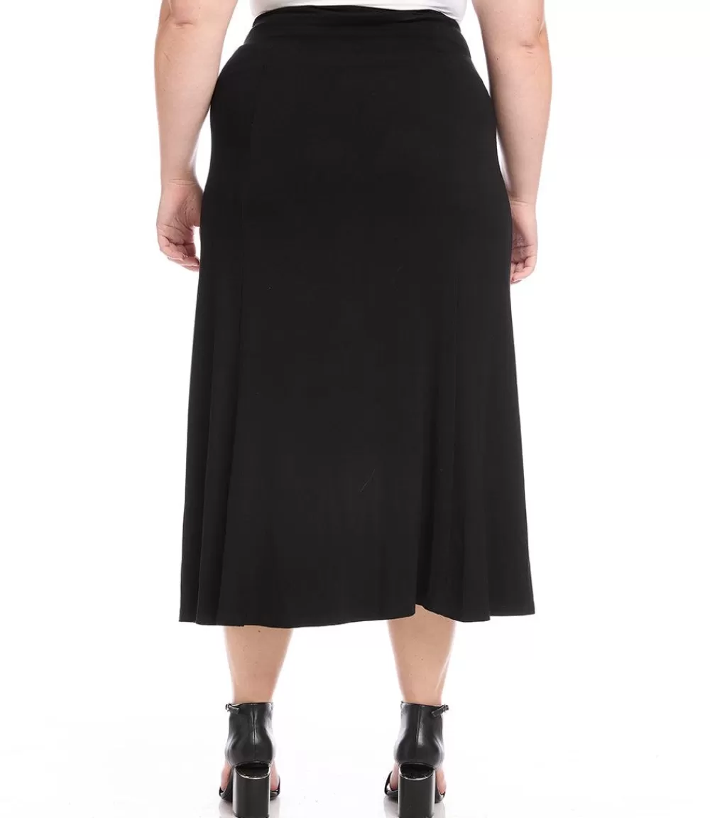 Plus Size Maxi Skirt>Karen Kane Online