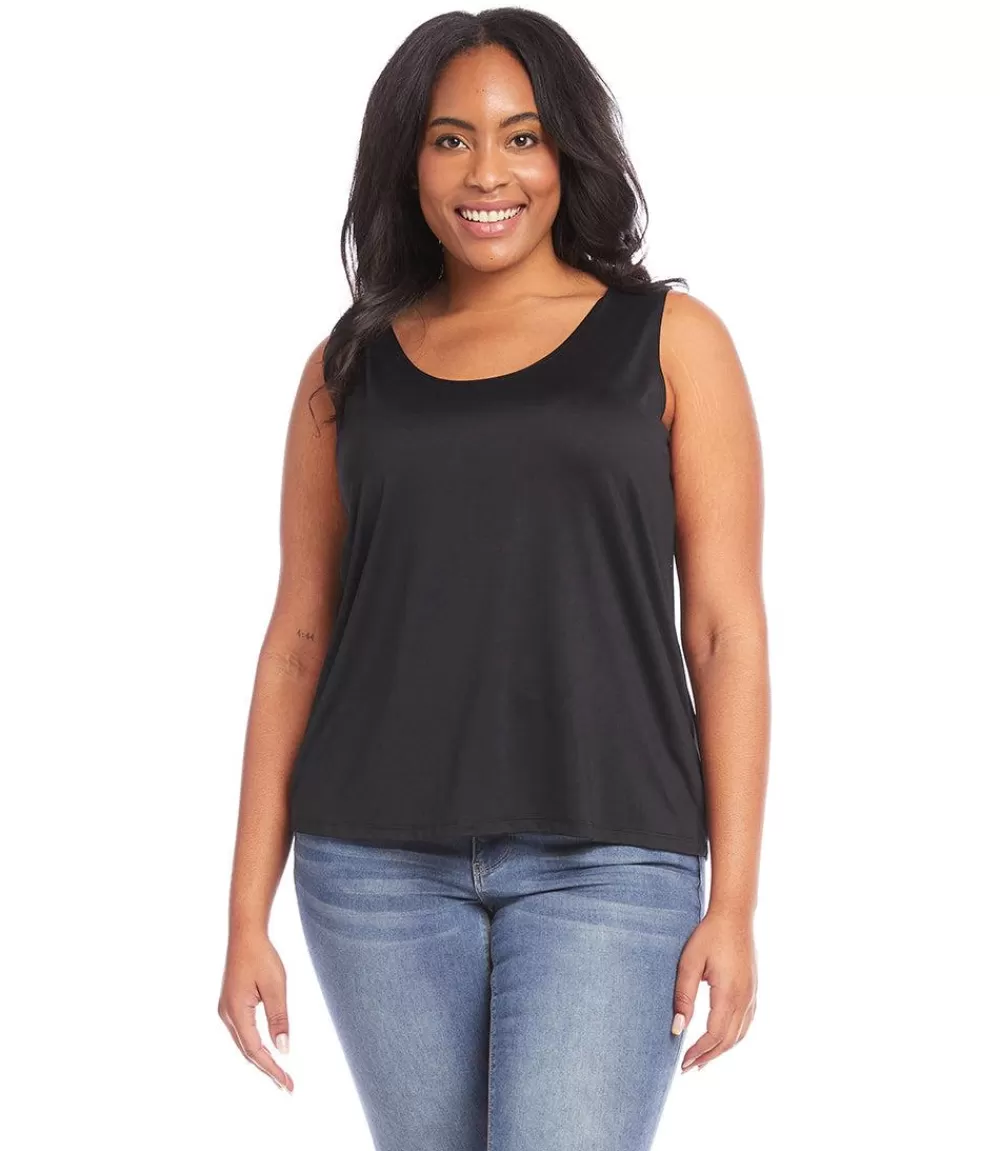 Plus Size Scoop Tank>Karen Kane Fashion