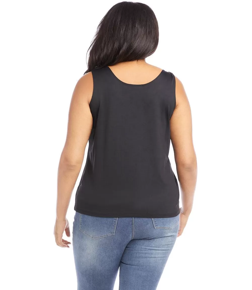 Plus Size Scoop Tank>Karen Kane Fashion