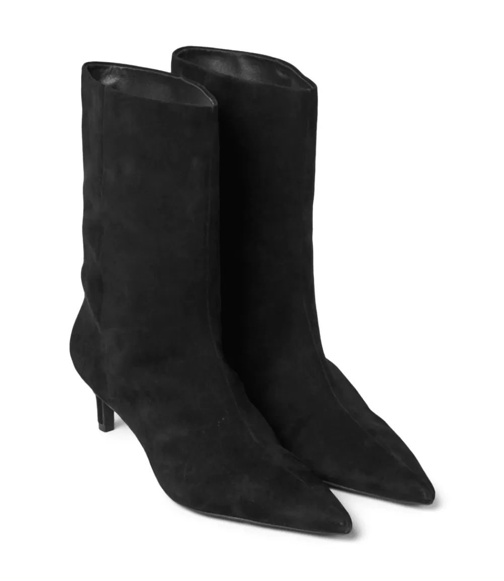 Pointed Toe Suede Booties>Karen Kane Discount