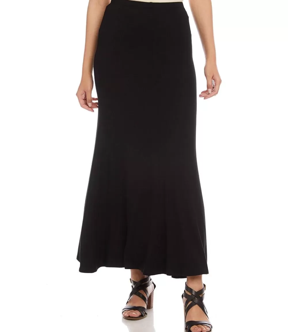 Pull On Maxi Flare Skirt>Karen Kane New