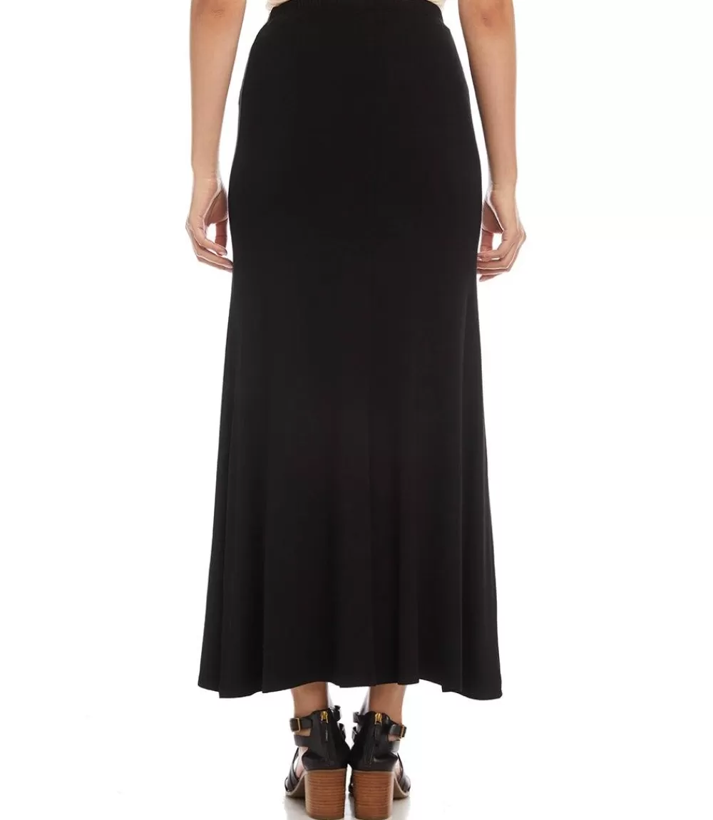 Pull On Maxi Flare Skirt>Karen Kane New