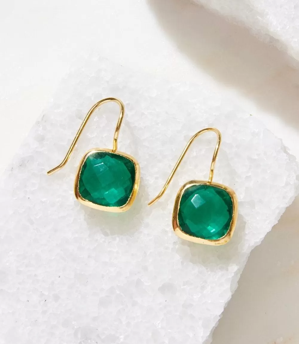 Quartz Drop Earrings>Karen Kane Outlet