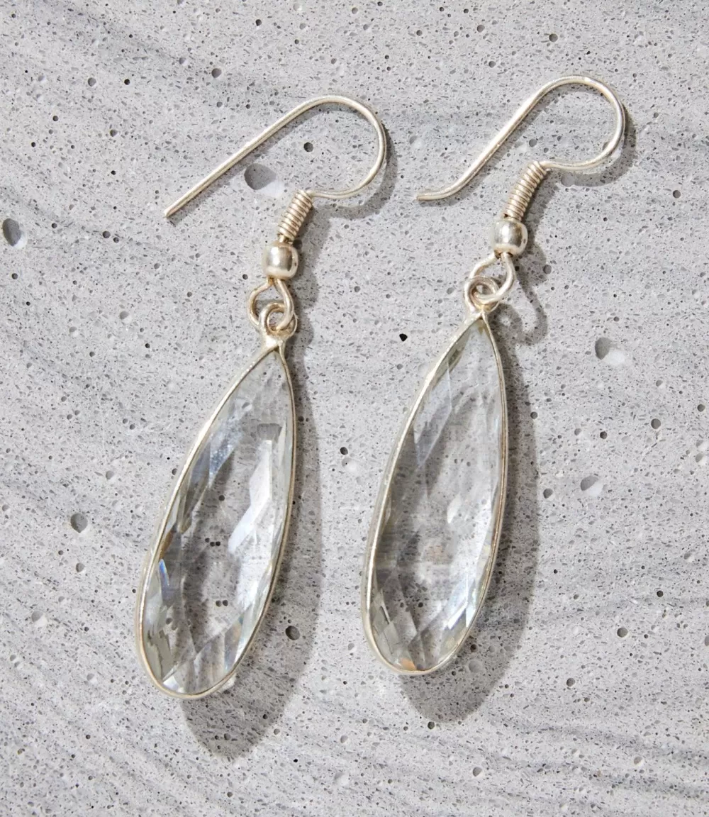 Quartz Teardrop Earrings>Karen Kane Store