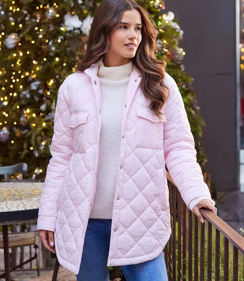 Quilted Coat>Karen Kane Discount