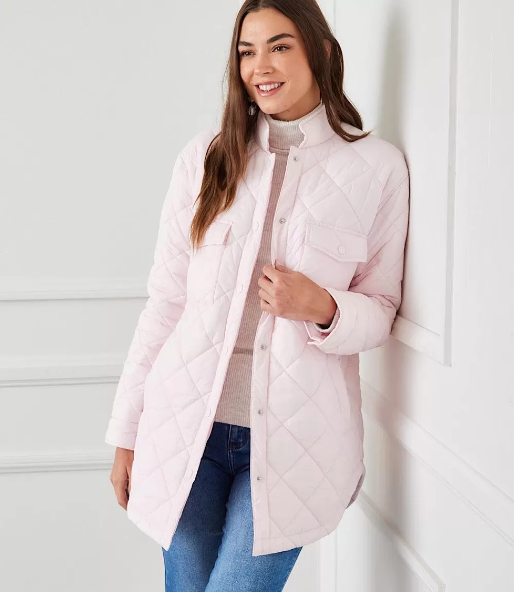 Quilted Coat>Karen Kane Discount