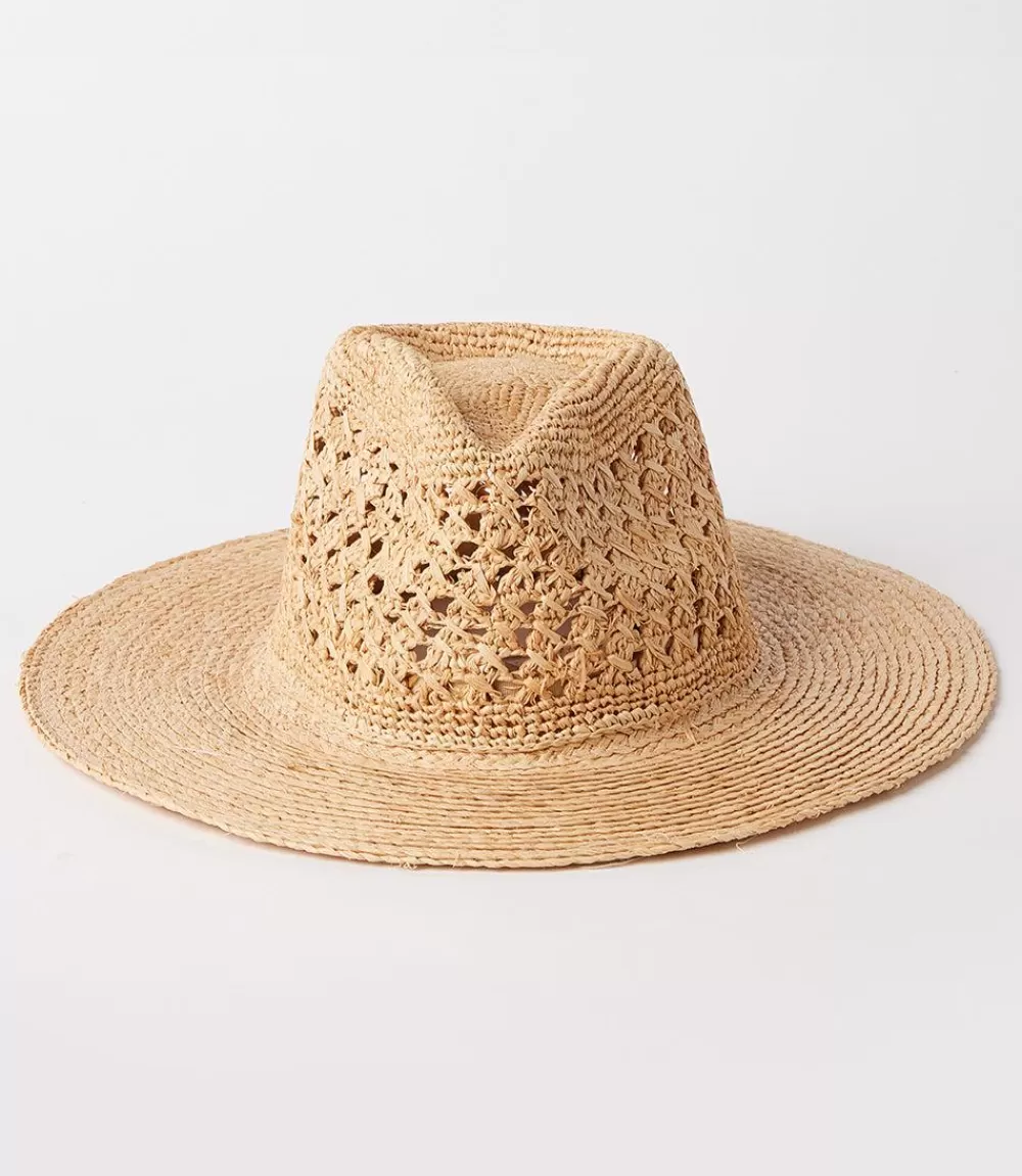 Raffia Fedora Hat>Karen Kane Discount