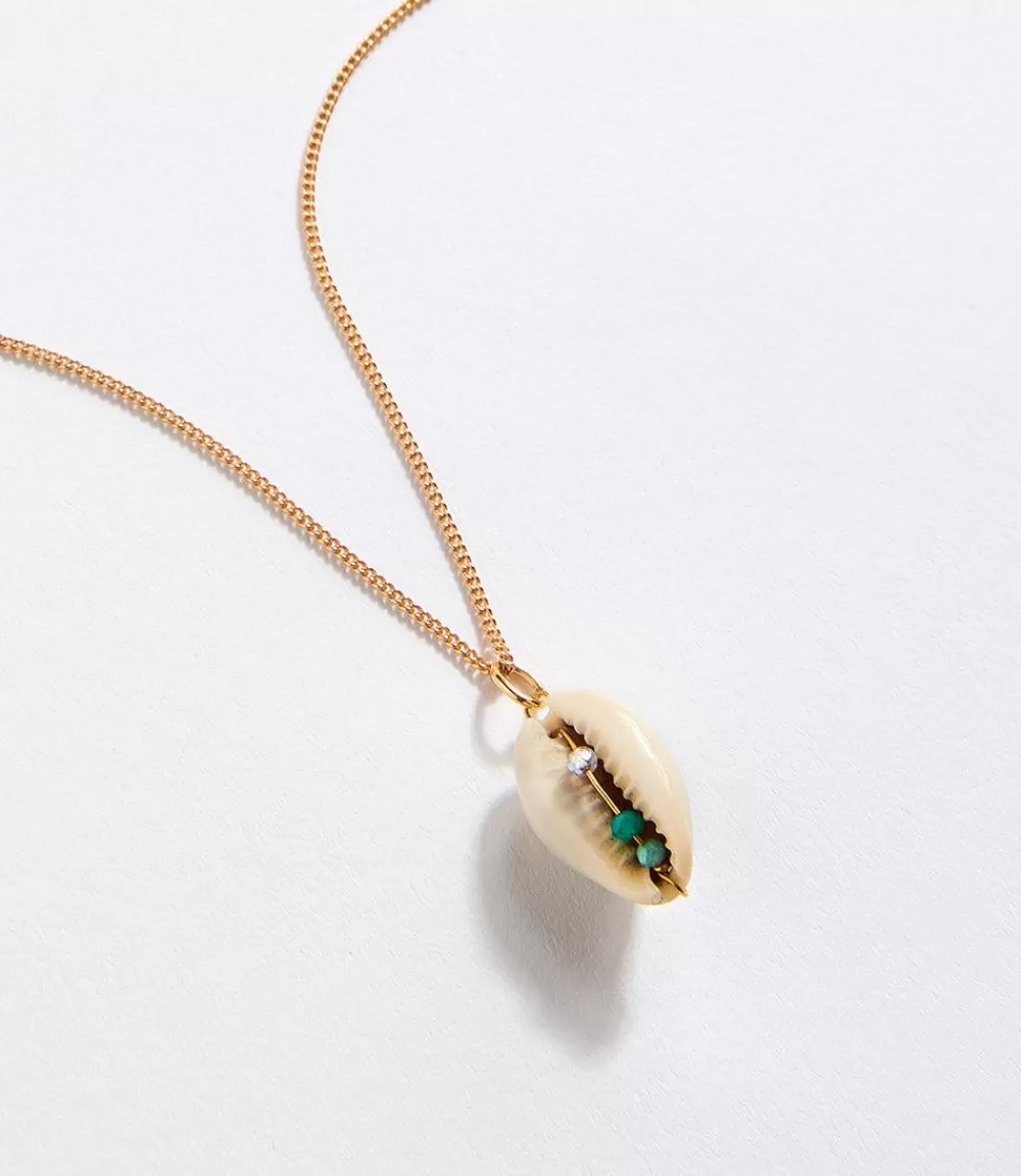 Shell Pendant Necklace>Karen Kane Store